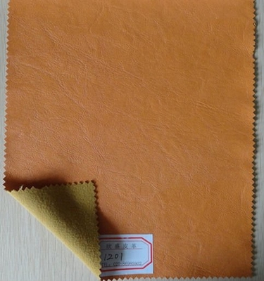 Cuir tissu PU matériau synthétique Handfeeling de cuir véritable pour sac, Notebook